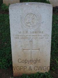 Dar Es Salaam War Cemetery - Mercer, Mervyn Louis Emerson